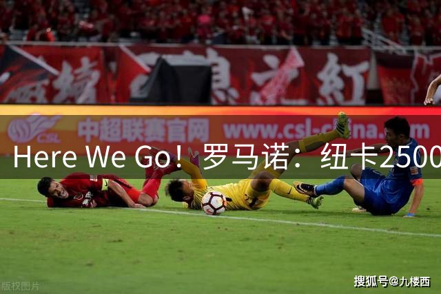 Here We Go！罗马诺：纽卡2500万镑解约金签捷克门将霍尔尼切克